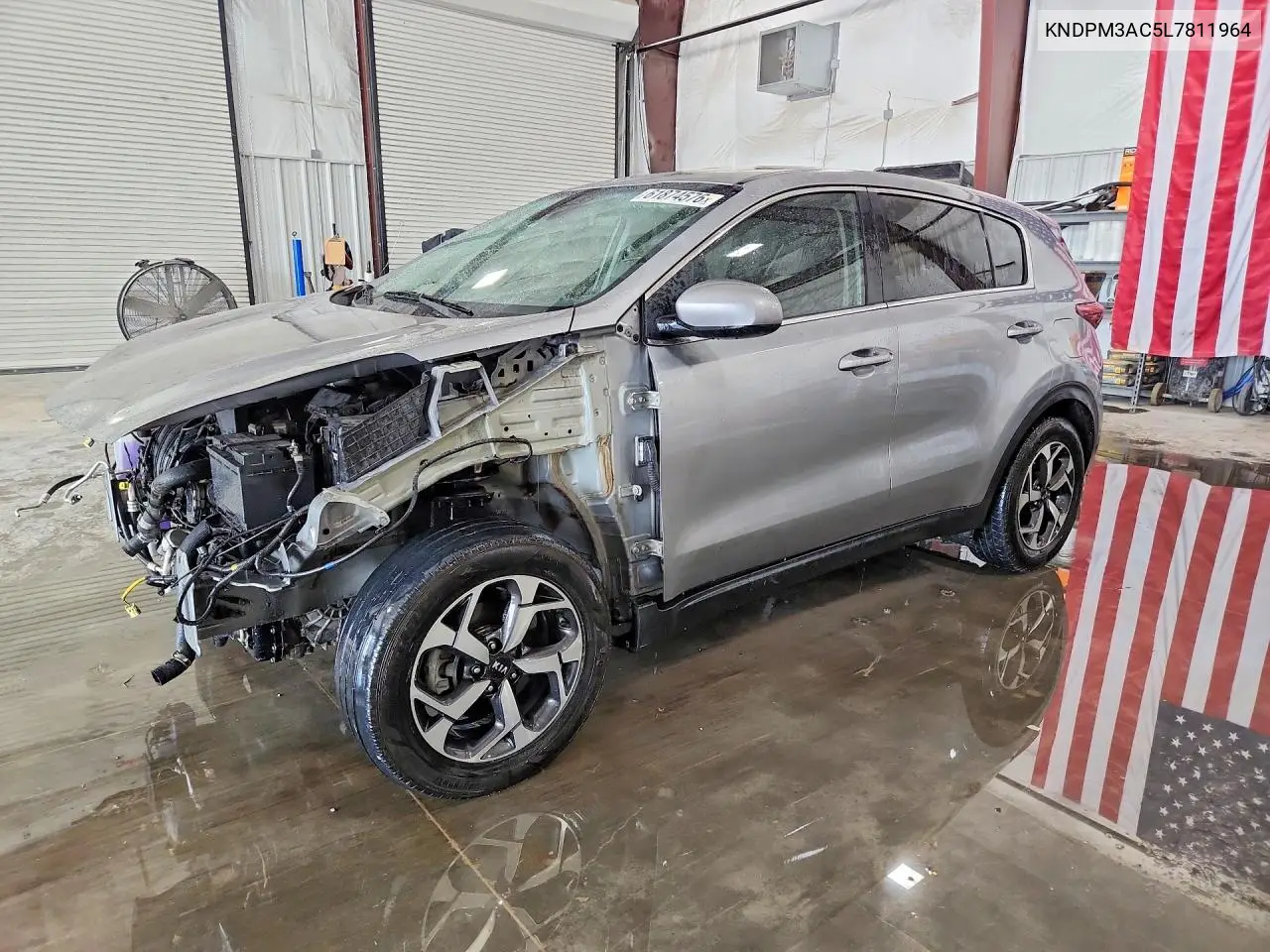 2020 Kia Sportage Lx VIN: KNDPM3AC5L7811964 Lot: 61874576