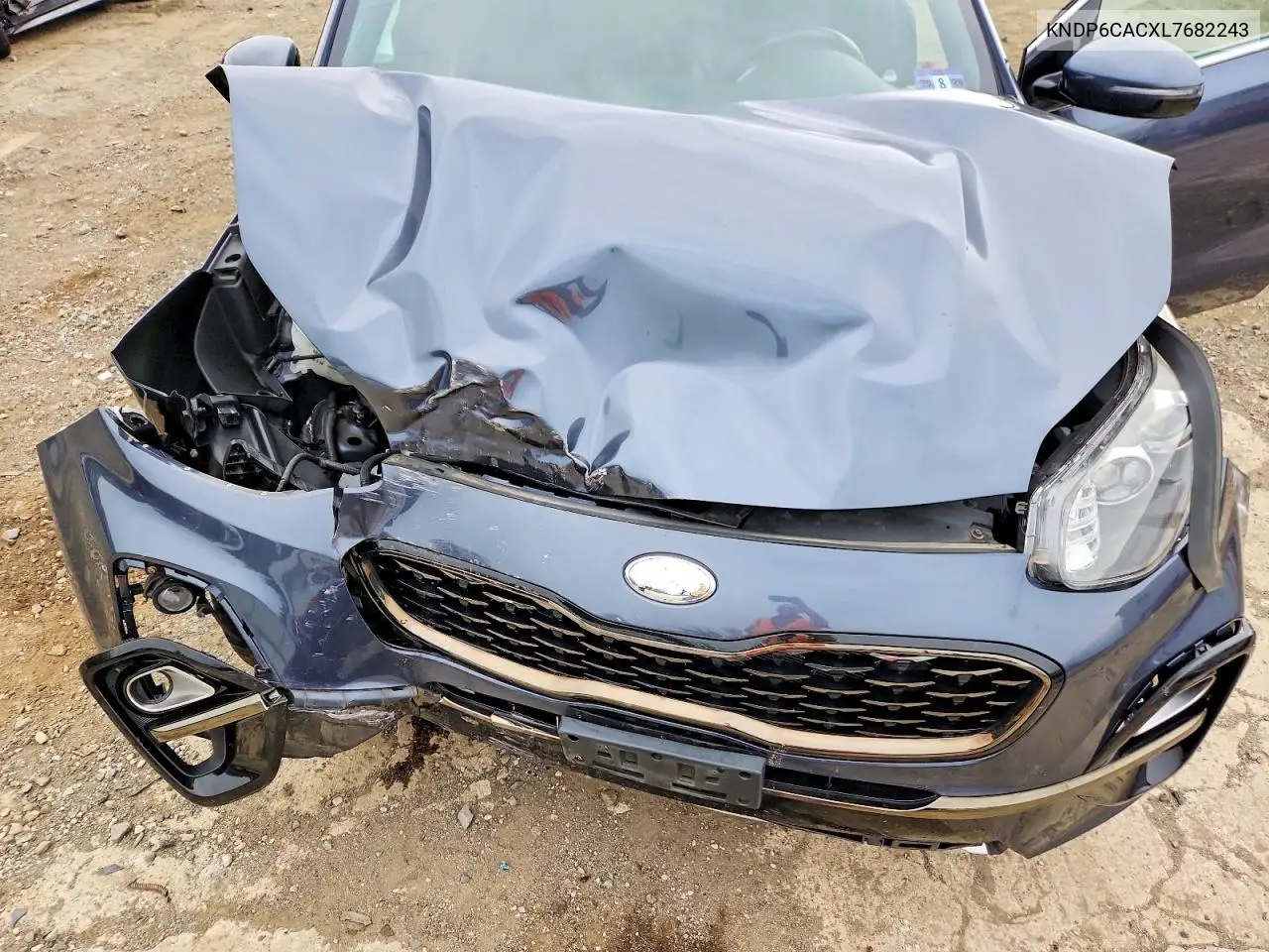 2020 Kia Sportage S VIN: KNDP6CACXL7682243 Lot: 62158736