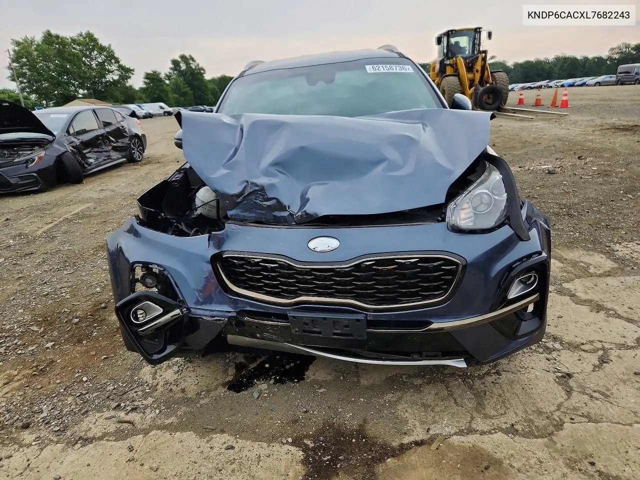 2020 Kia Sportage S VIN: KNDP6CACXL7682243 Lot: 62158736