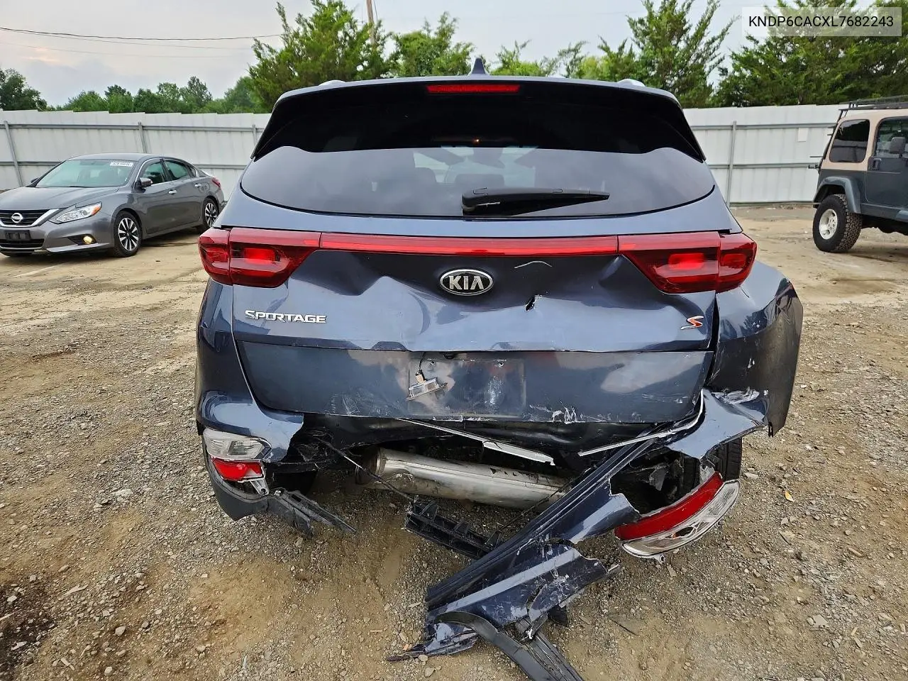 2020 Kia Sportage S VIN: KNDP6CACXL7682243 Lot: 62158736