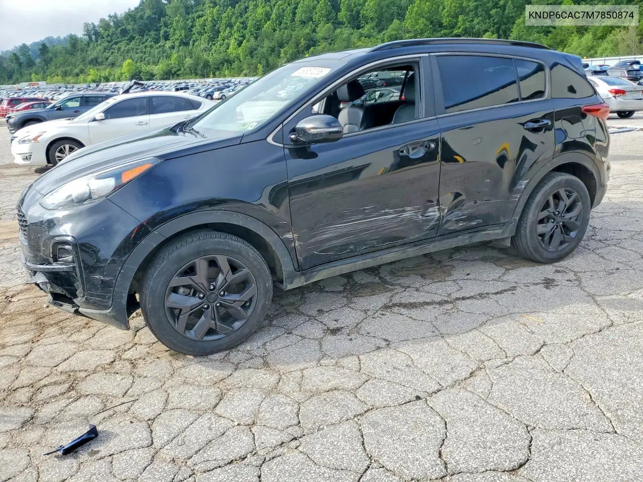 2021 Kia Sportage S VIN: KNDP6CAC7M7850874 Lot: 59867236