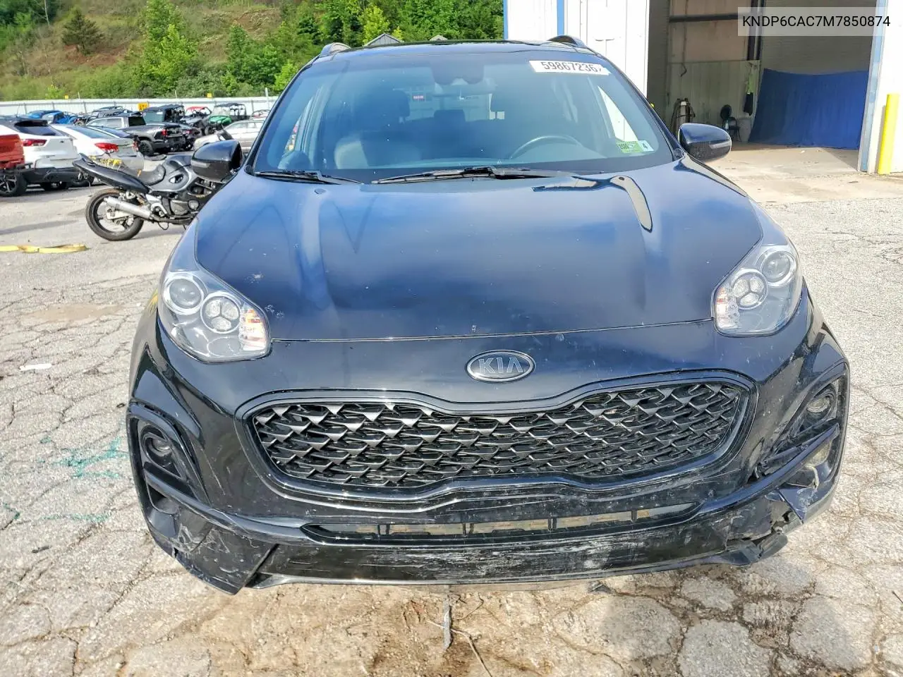 2021 Kia Sportage S VIN: KNDP6CAC7M7850874 Lot: 59867236