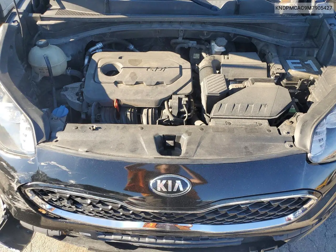 2021 Kia Sportage Lx VIN: KNDPMCAC9M7905427 Lot: 61233126