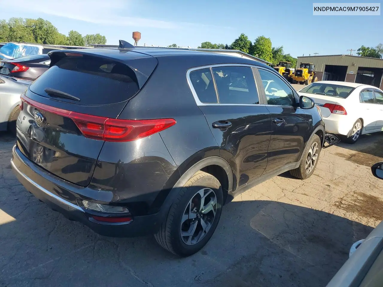 2021 Kia Sportage Lx VIN: KNDPMCAC9M7905427 Lot: 61233126
