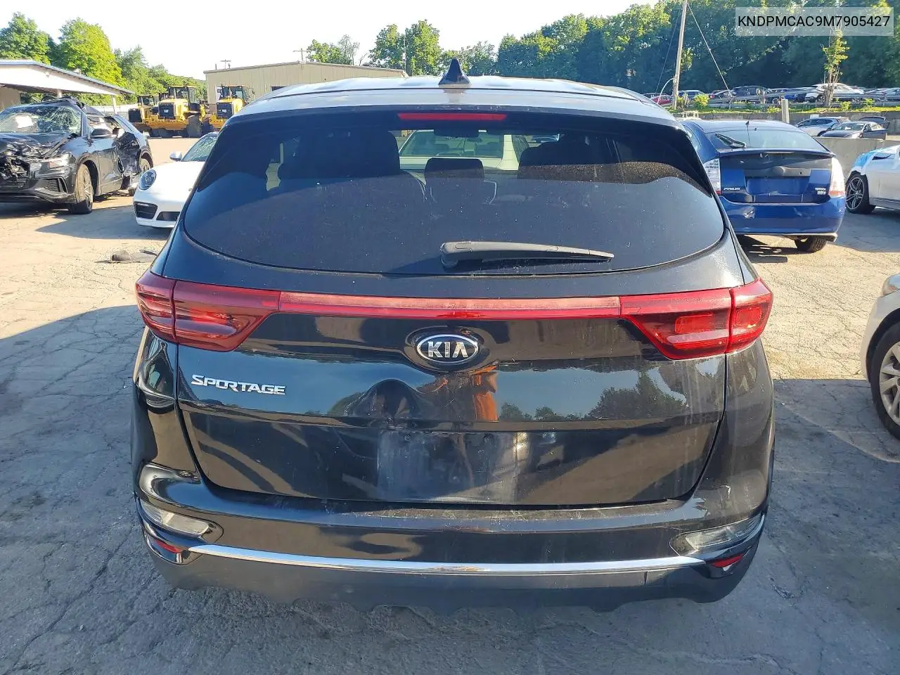 2021 Kia Sportage Lx VIN: KNDPMCAC9M7905427 Lot: 61233126