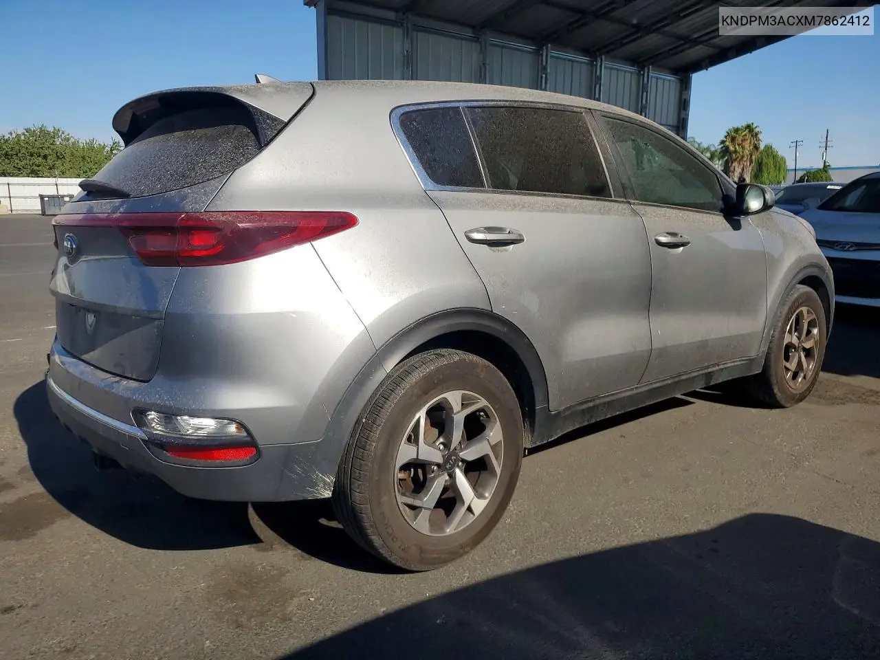 2021 Kia Sportage Lx VIN: KNDPM3ACXM7862412 Lot: 61380926