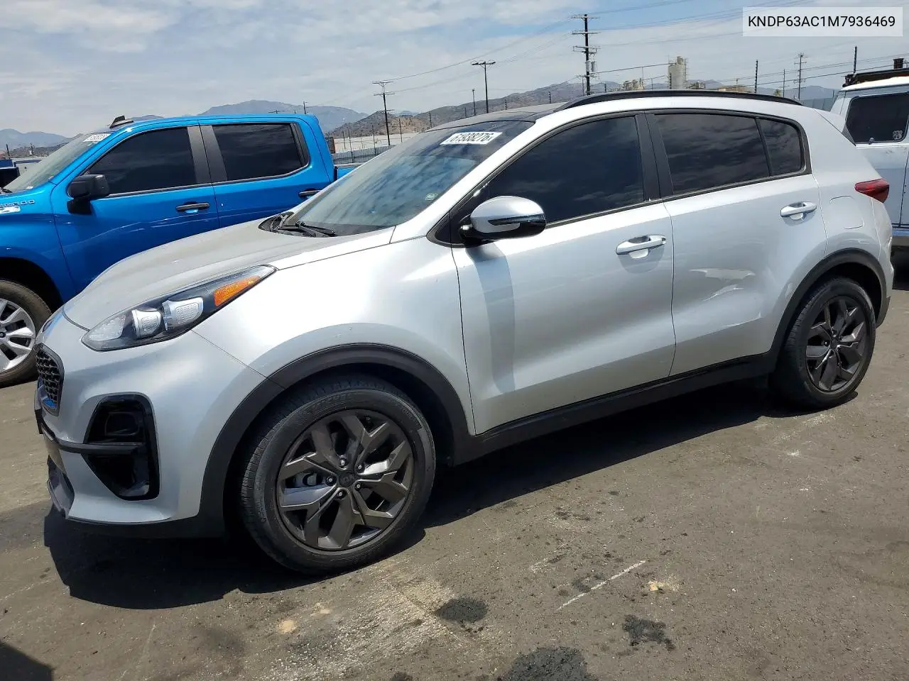 2021 Kia Sportage S VIN: KNDP63AC1M7936469 Lot: 61938276