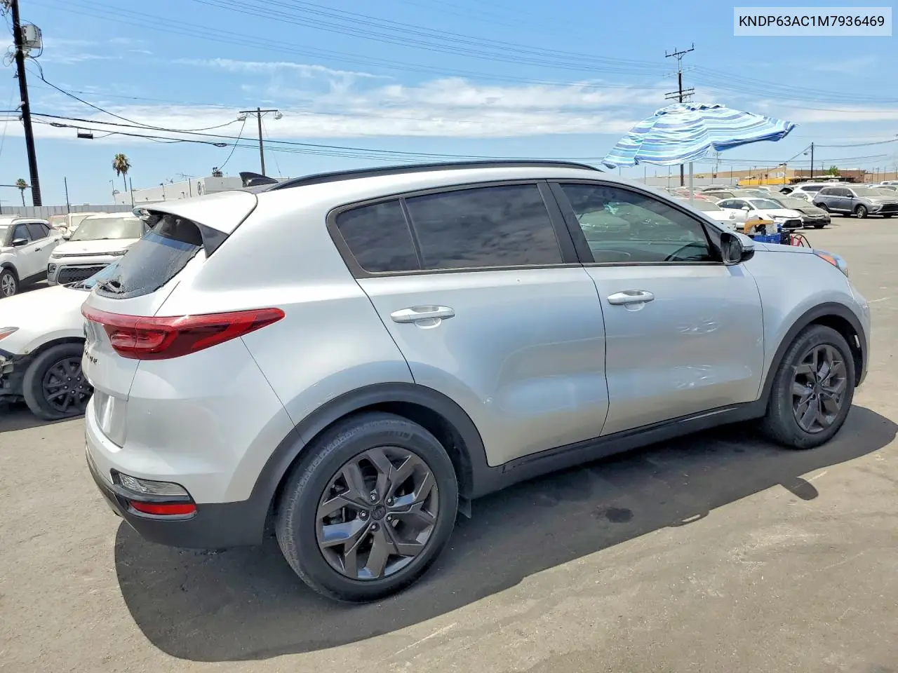 2021 Kia Sportage S VIN: KNDP63AC1M7936469 Lot: 61938276