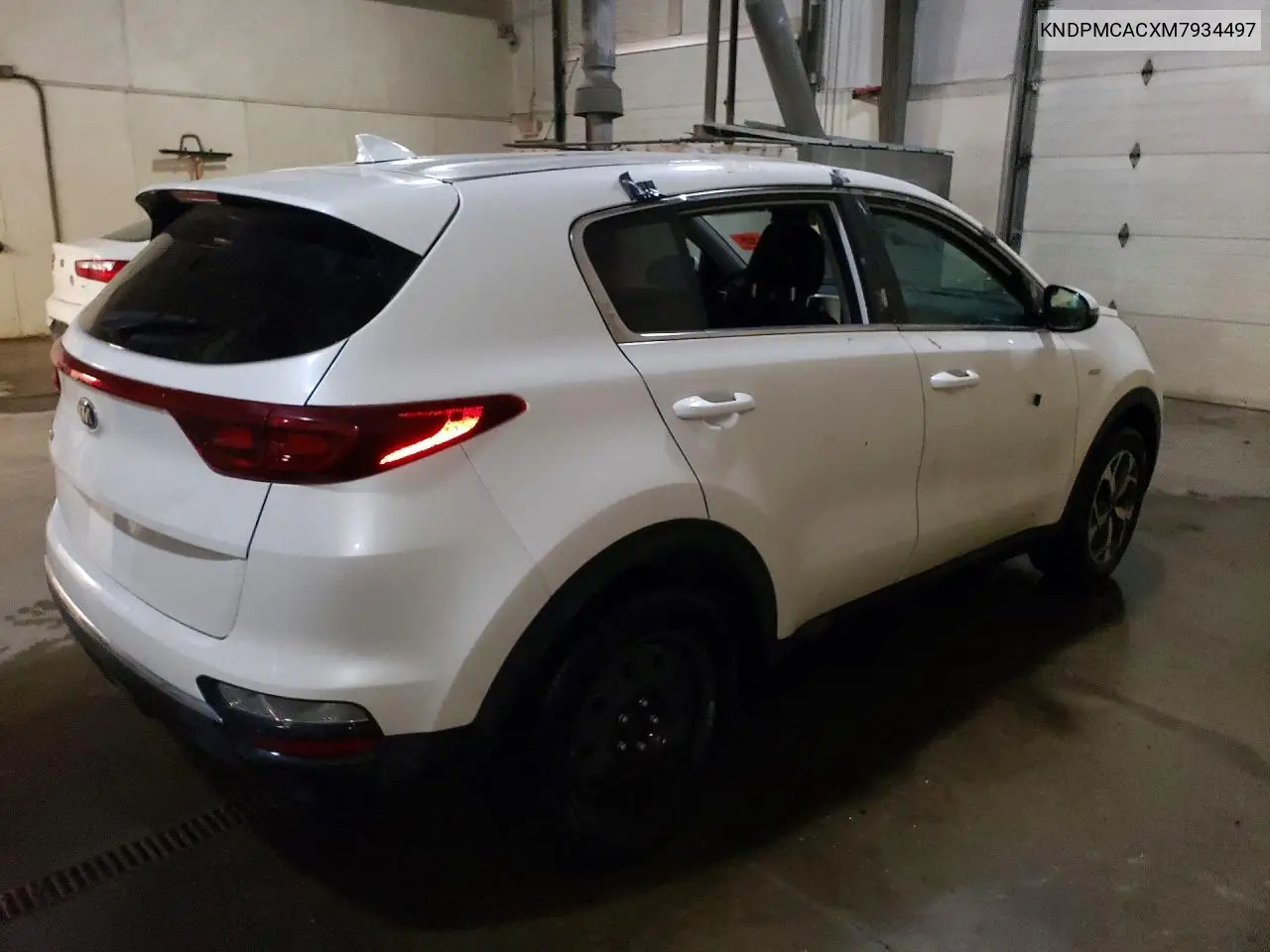 2021 Kia Sportage Lx VIN: KNDPMCACXM7934497 Lot: 78212455