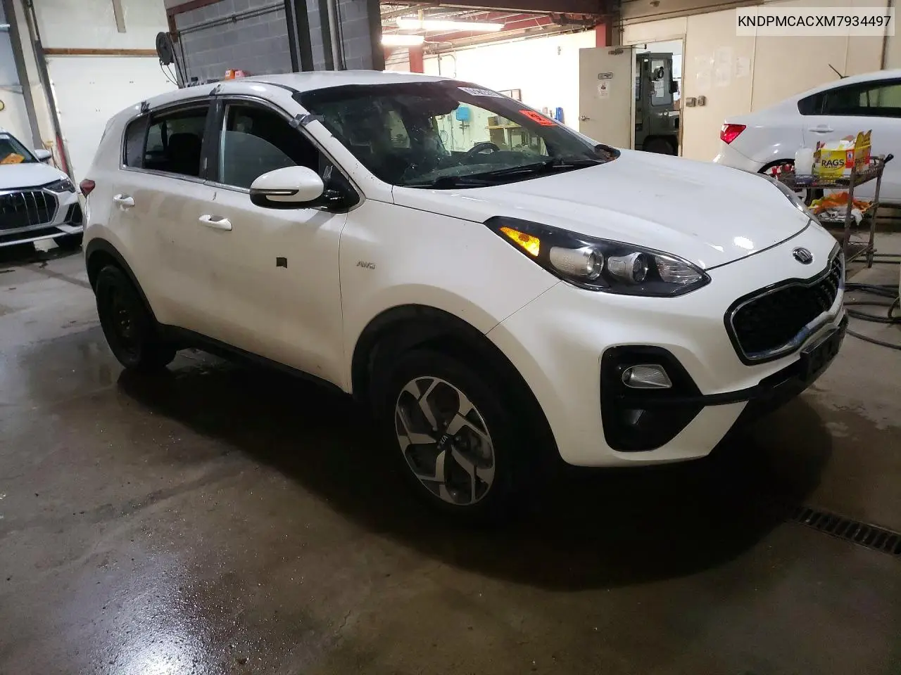 2021 Kia Sportage Lx VIN: KNDPMCACXM7934497 Lot: 78212455