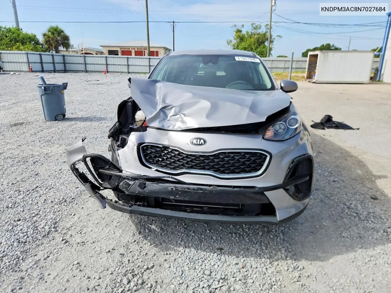 2022 Kia Sportage Lx VIN: KNDPM3AC8N7027684 Lot: 61067996