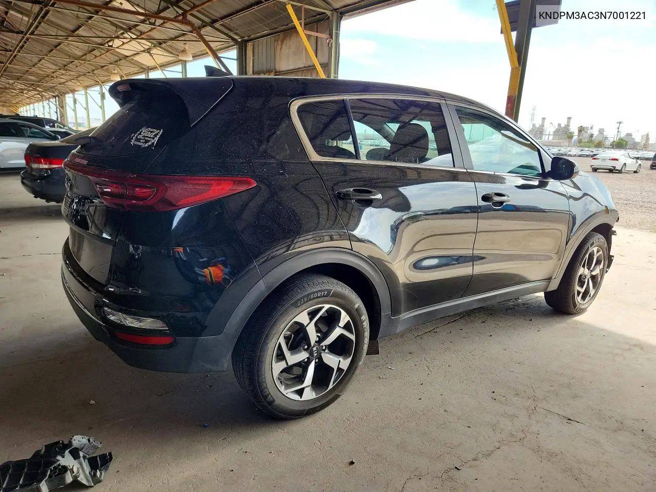 2022 Kia Sportage Lx VIN: KNDPM3AC3N7001221 Lot: 61939056