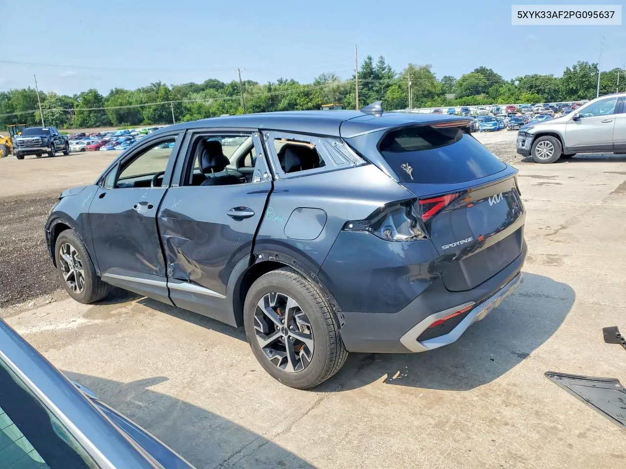 2023 Kia Sportage Ex VIN: 5XYK33AF2PG095637 Lot: 61980056