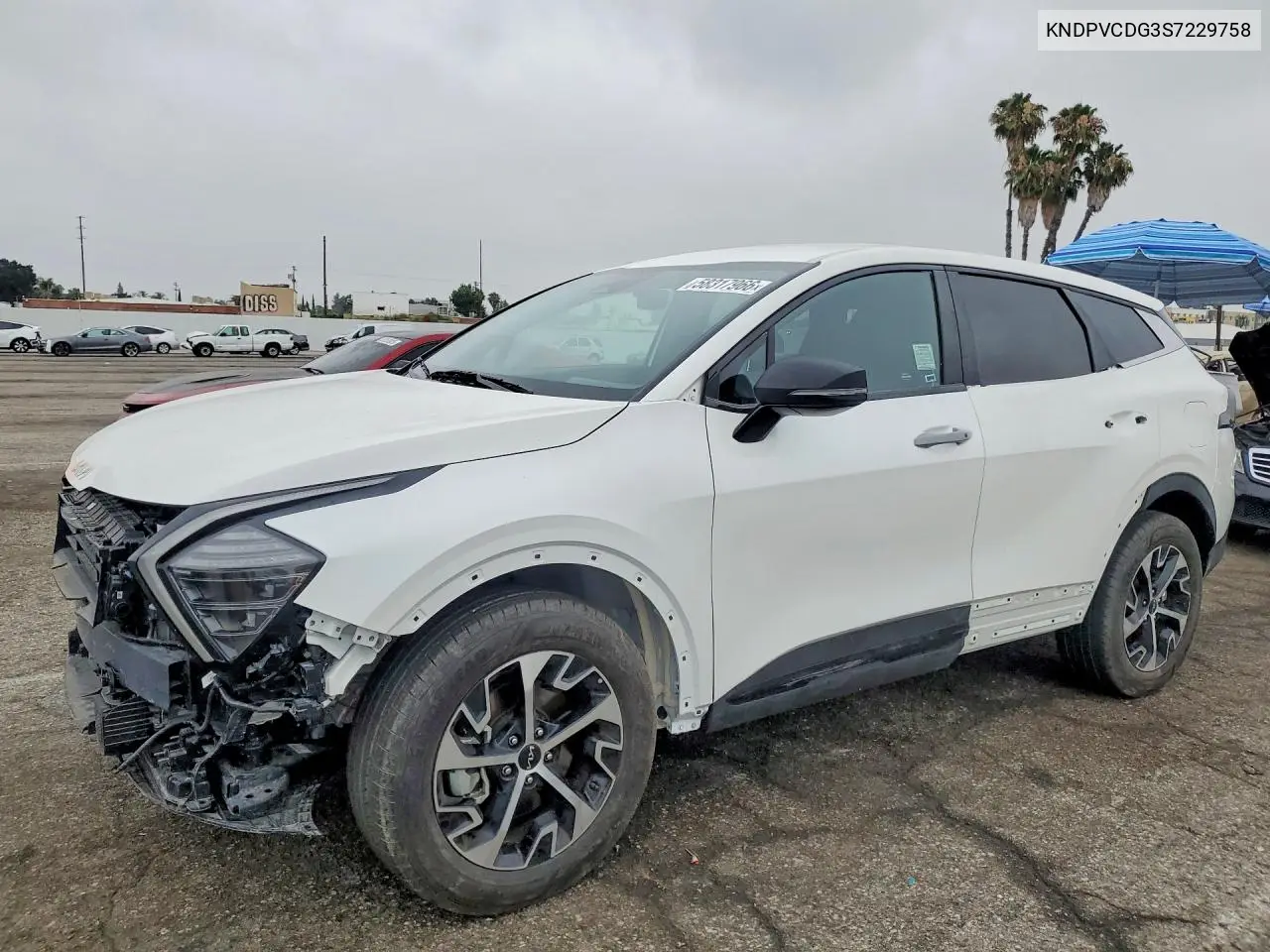 KNDPVCDG3S7229758 2025 Kia Sportage Ex