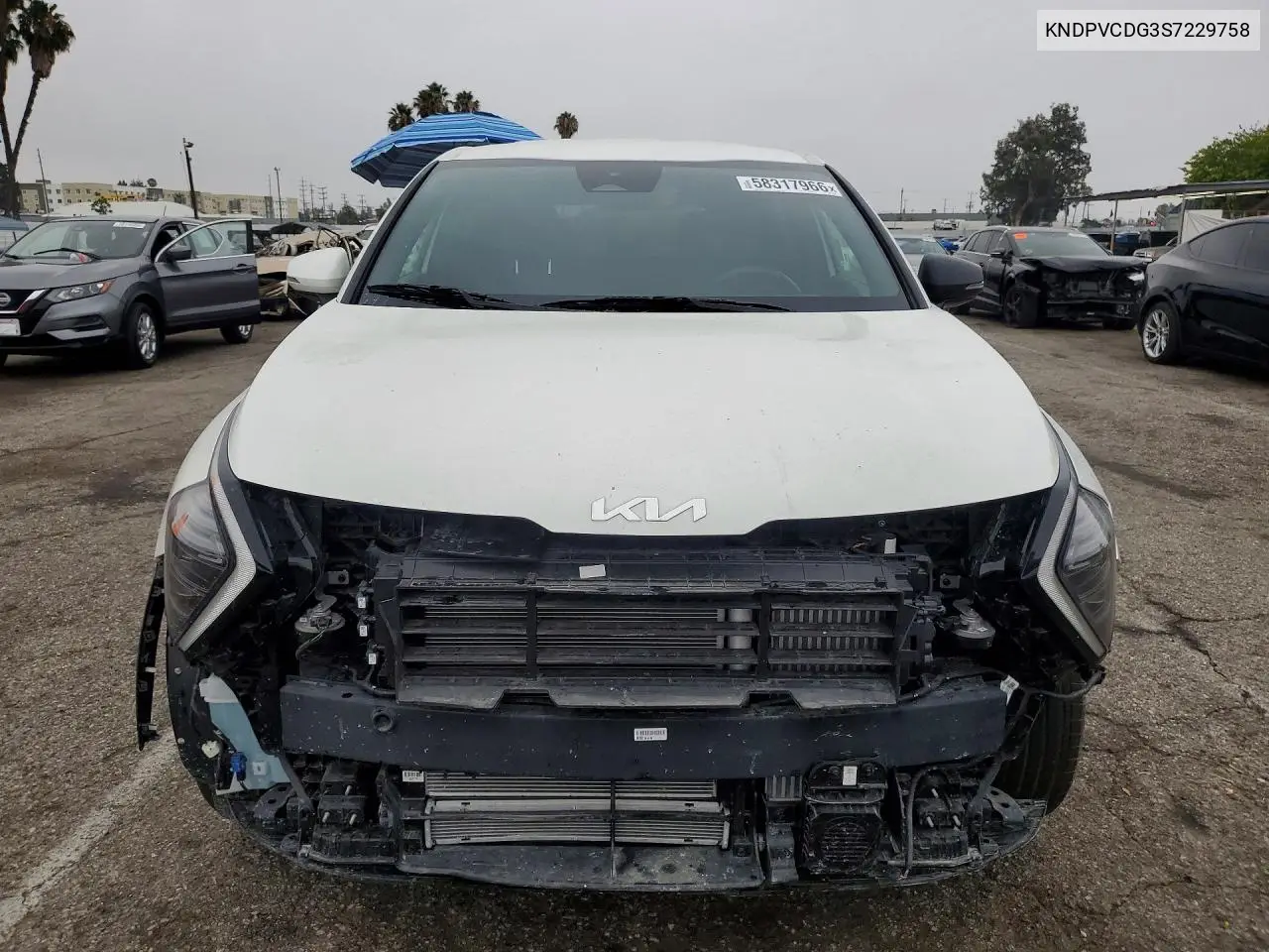 KNDPVCDG3S7229758 2025 Kia Sportage Ex