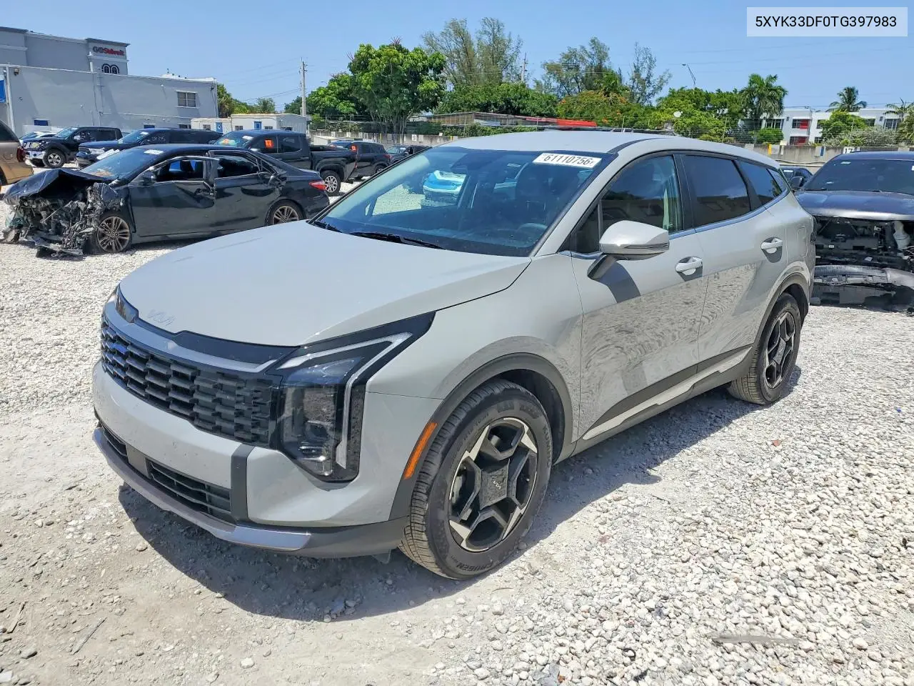 2026 Kia Sportage Ex VIN: 5XYK33DF0TG397983 Lot: 61110756