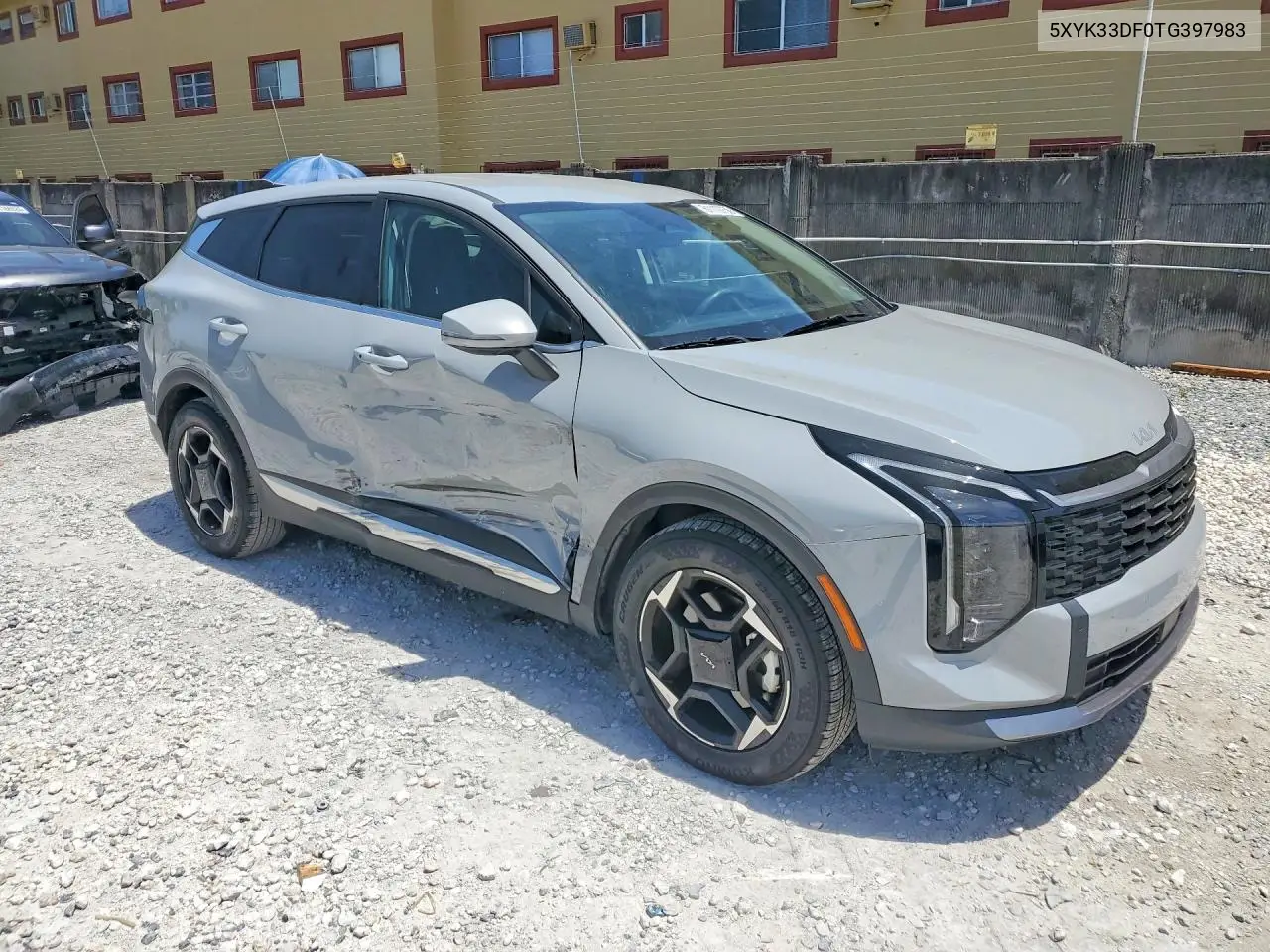 2026 Kia Sportage Ex VIN: 5XYK33DF0TG397983 Lot: 61110756