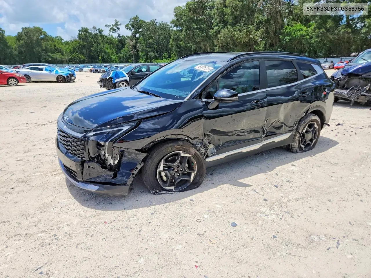 2026 Kia Sportage Ex VIN: 5XYK33DF3TG358756 Lot: 61275516