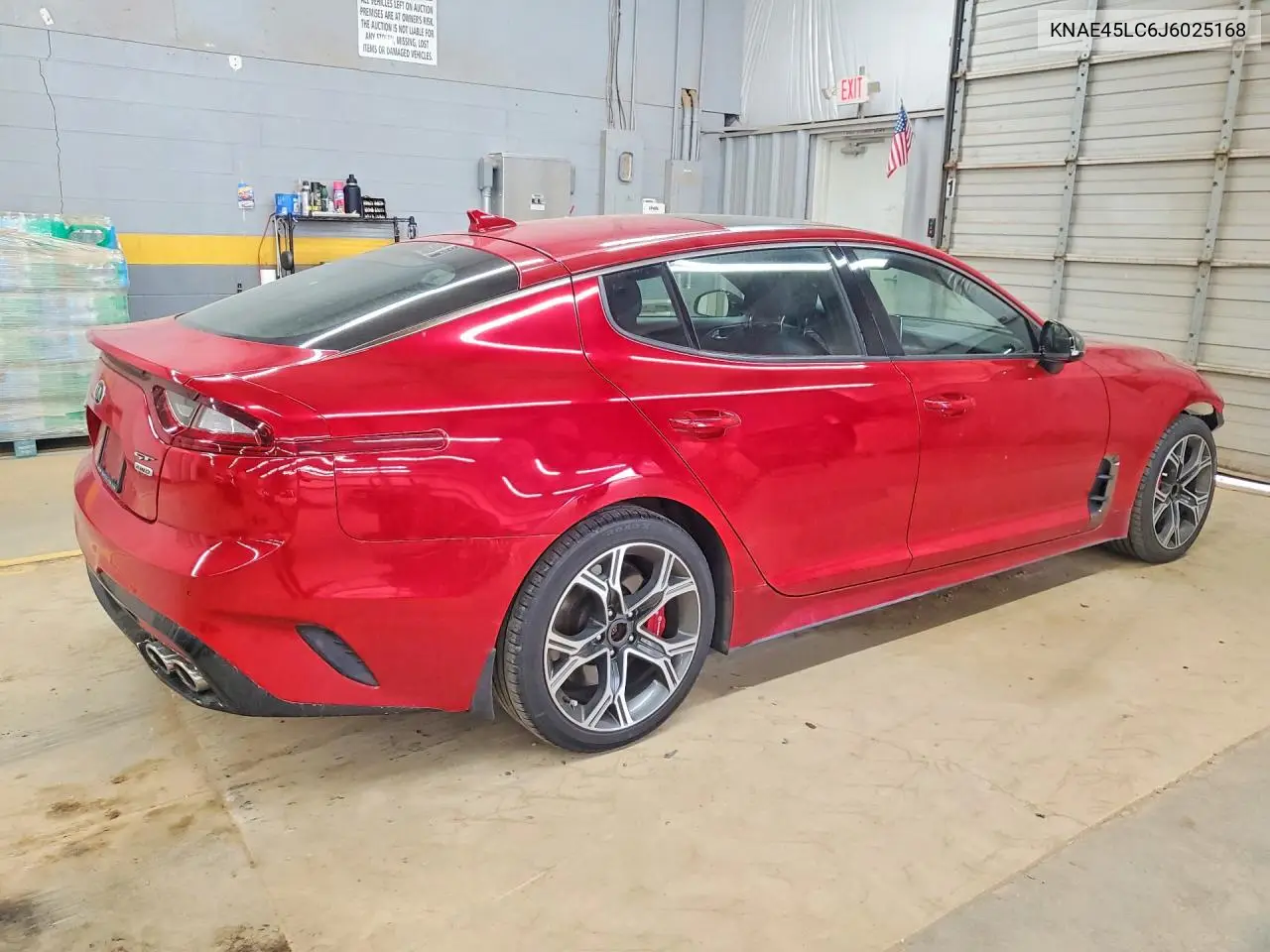 2018 Kia Stinger Gt1 VIN: KNAE45LC6J6025168 Lot: 50855276