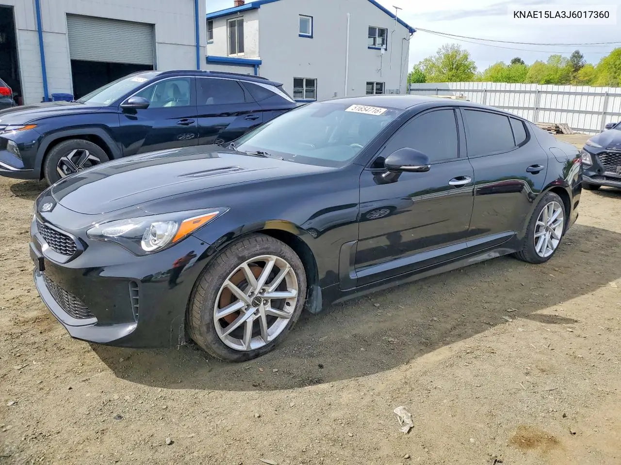 2018 Kia Stinger Base VIN: KNAE15LA3J6017360 Lot: 51654716