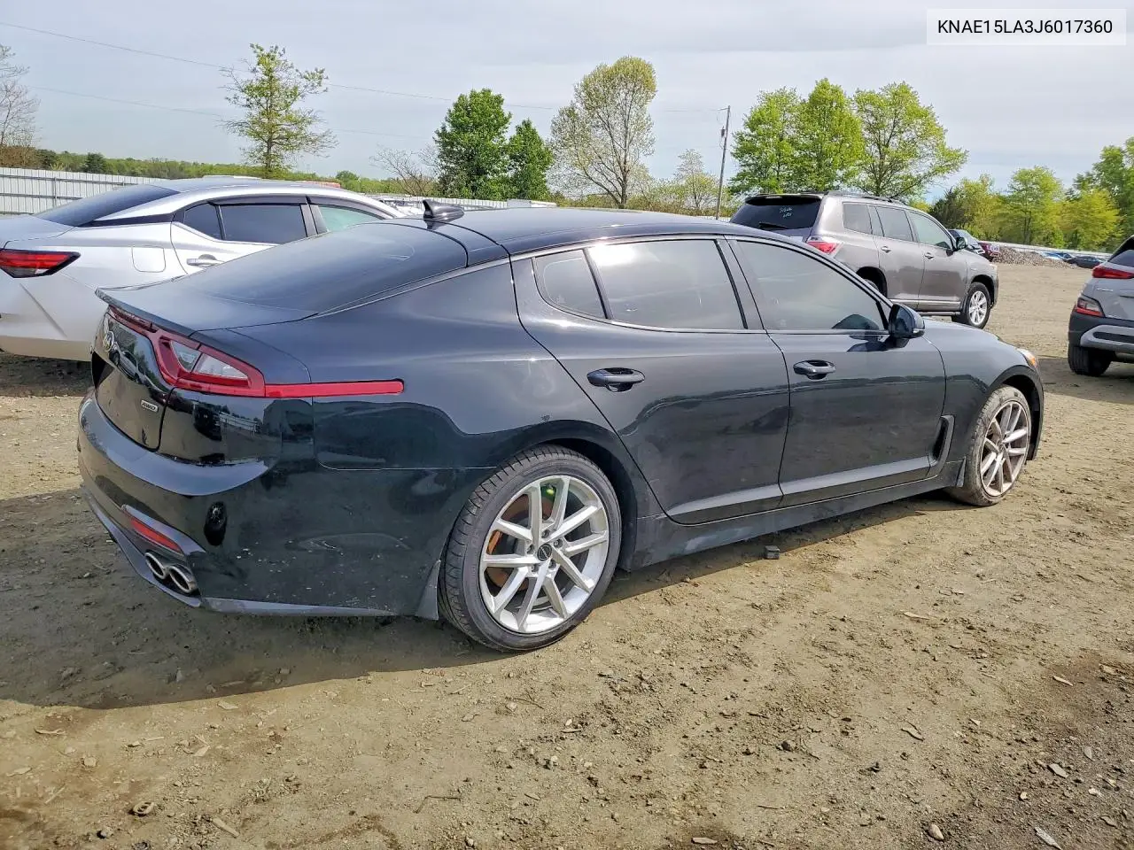 2018 Kia Stinger Base VIN: KNAE15LA3J6017360 Lot: 51654716