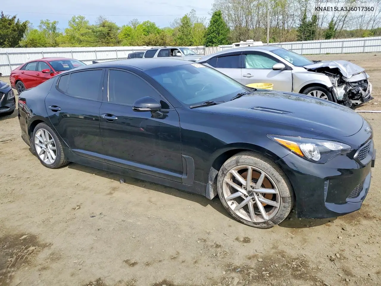 2018 Kia Stinger Base VIN: KNAE15LA3J6017360 Lot: 51654716