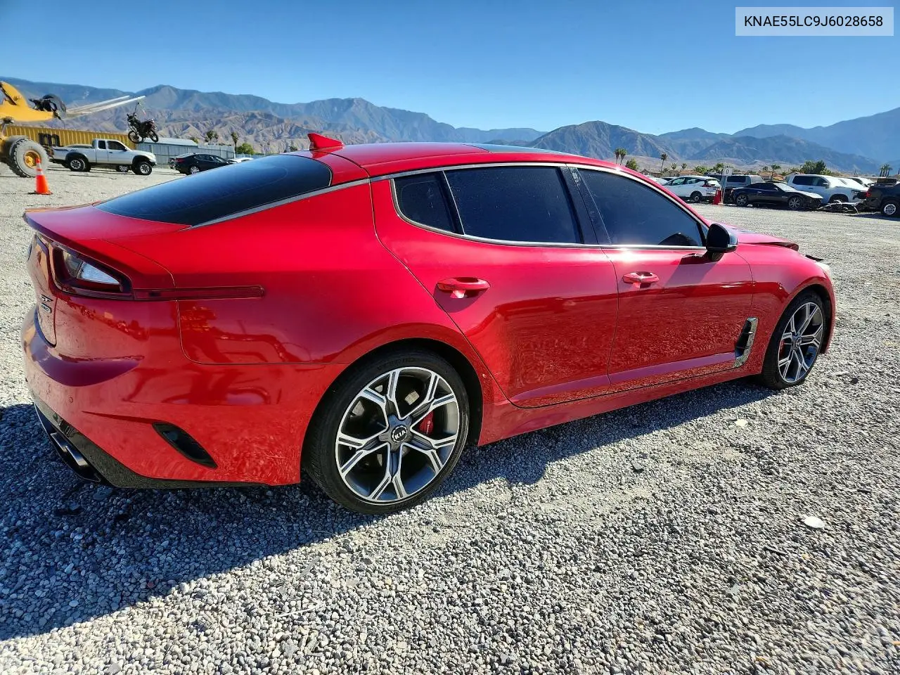 2018 Kia Stinger Gt2 VIN: KNAE55LC9J6028658 Lot: 54211746