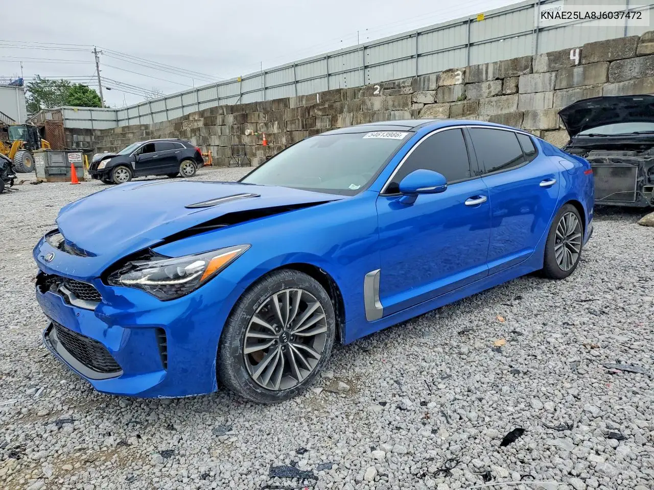 2018 Kia Stinger Premium VIN: KNAE25LA8J6037472 Lot: 54613986