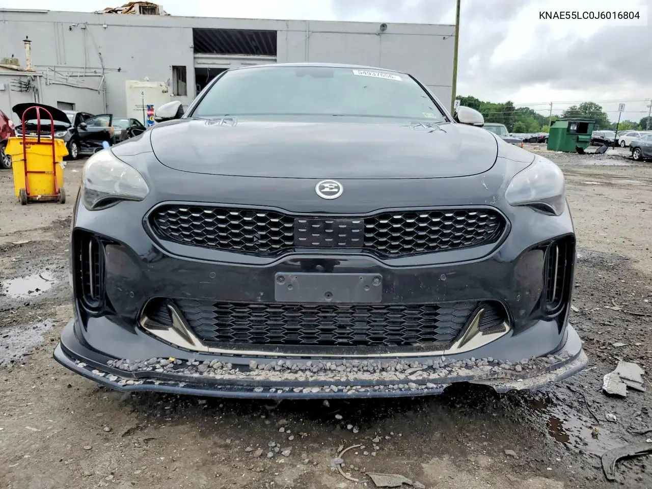 2018 Kia Stinger Gt2 VIN: KNAE55LC0J6016804 Lot: 54937656