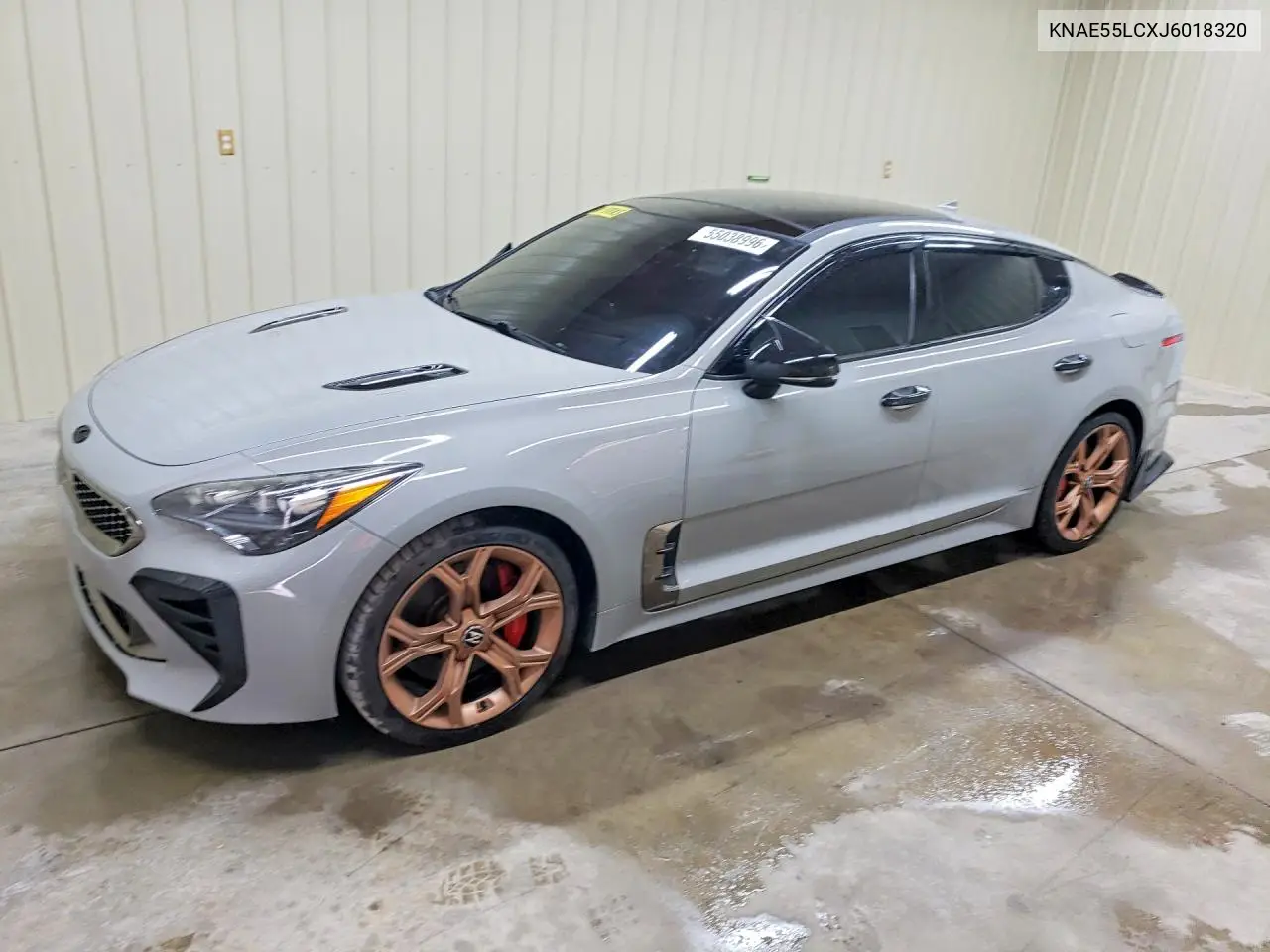 2018 Kia Stinger Gt2 VIN: KNAE55LCXJ6018320 Lot: 55038996