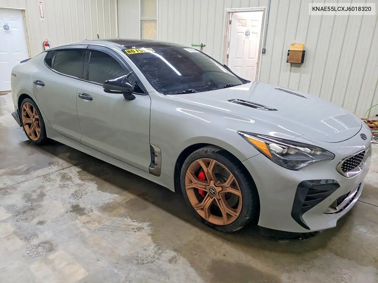 2018 Kia Stinger Gt2 VIN: KNAE55LCXJ6018320 Lot: 55038996