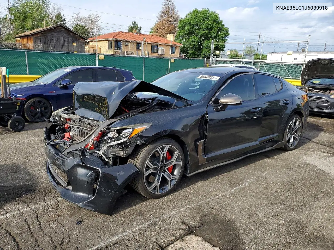 2018 Kia Stinger Gt VIN: KNAE35LC1J6039918 Lot: 55549536