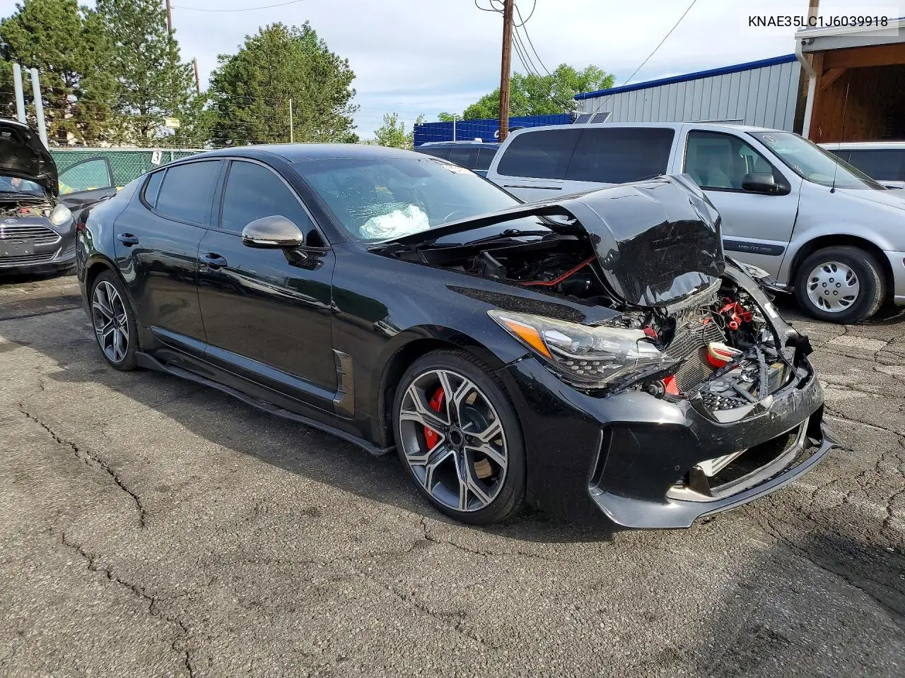 2018 Kia Stinger Gt VIN: KNAE35LC1J6039918 Lot: 55549536
