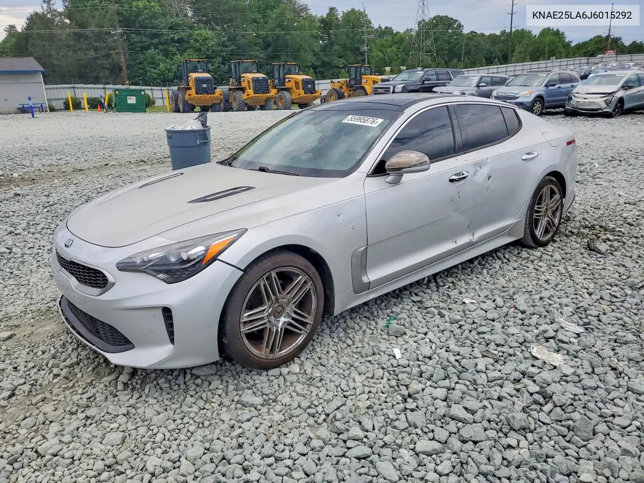 2018 Kia Stinger Premium VIN: KNAE25LA6J6015292 Lot: 55995876
