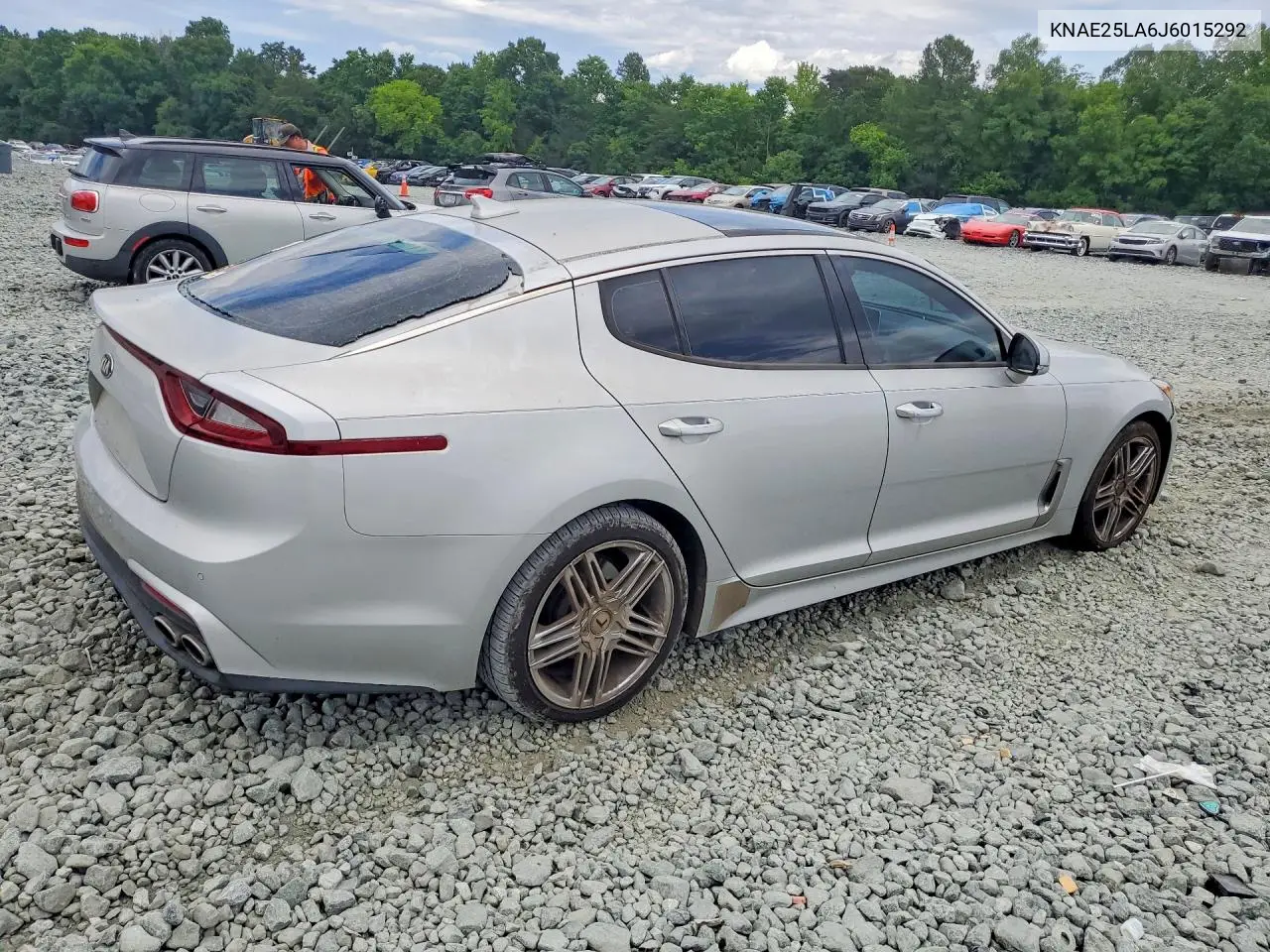 2018 Kia Stinger Premium VIN: KNAE25LA6J6015292 Lot: 55995876