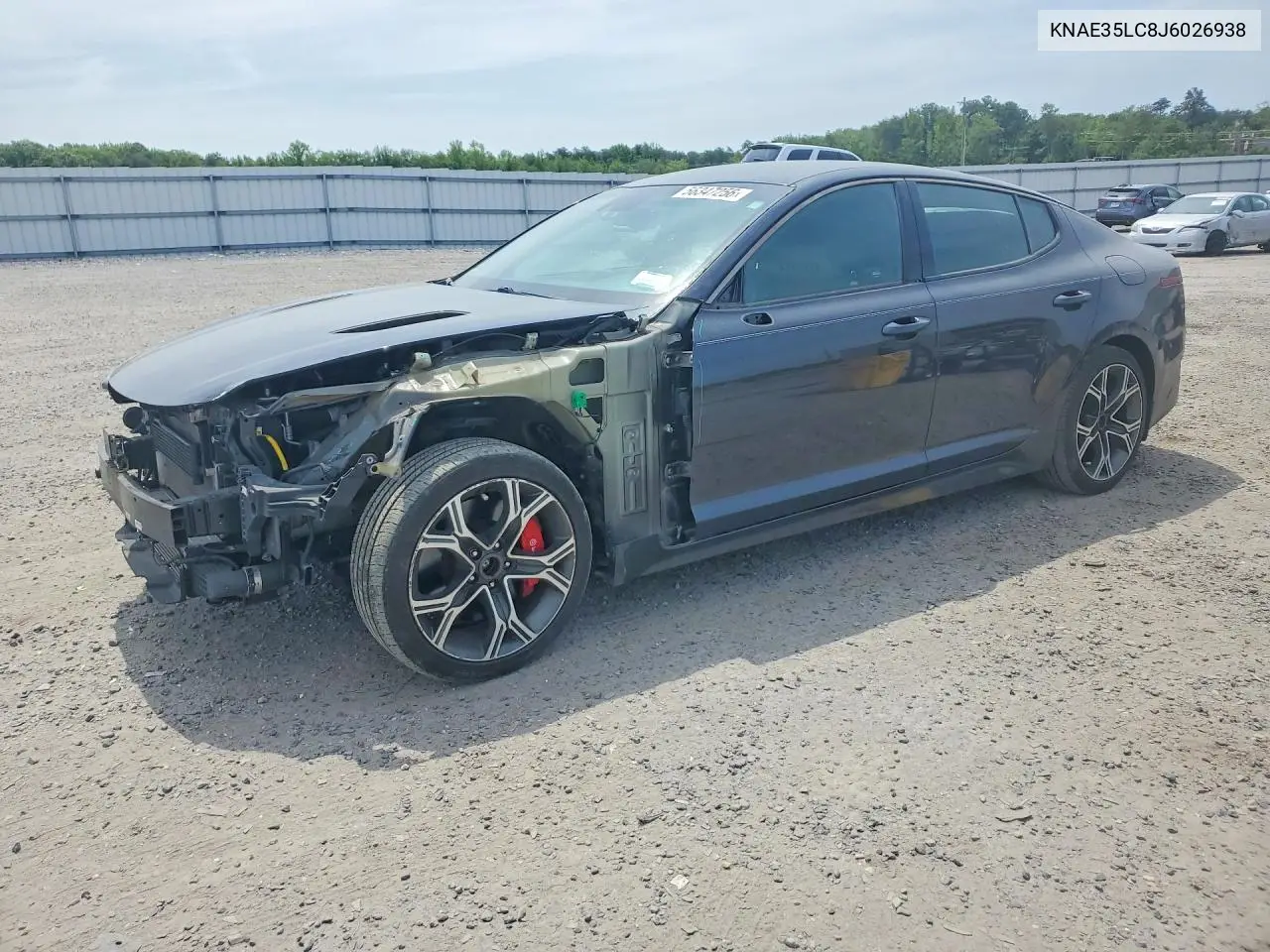 2018 Kia Stinger Gt VIN: KNAE35LC8J6026938 Lot: 56347256