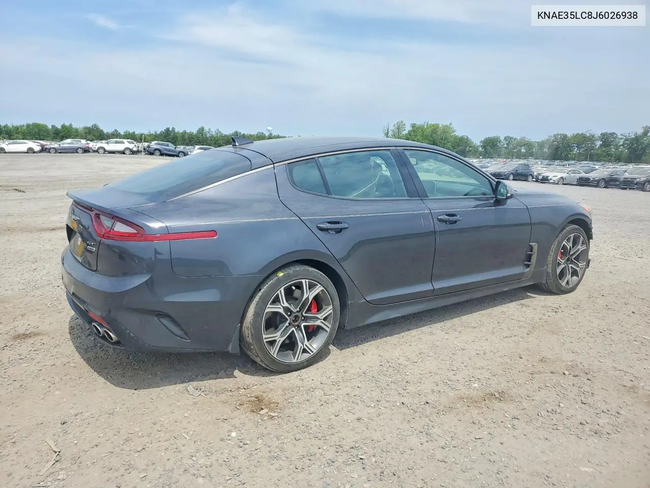 2018 Kia Stinger Gt VIN: KNAE35LC8J6026938 Lot: 56347256