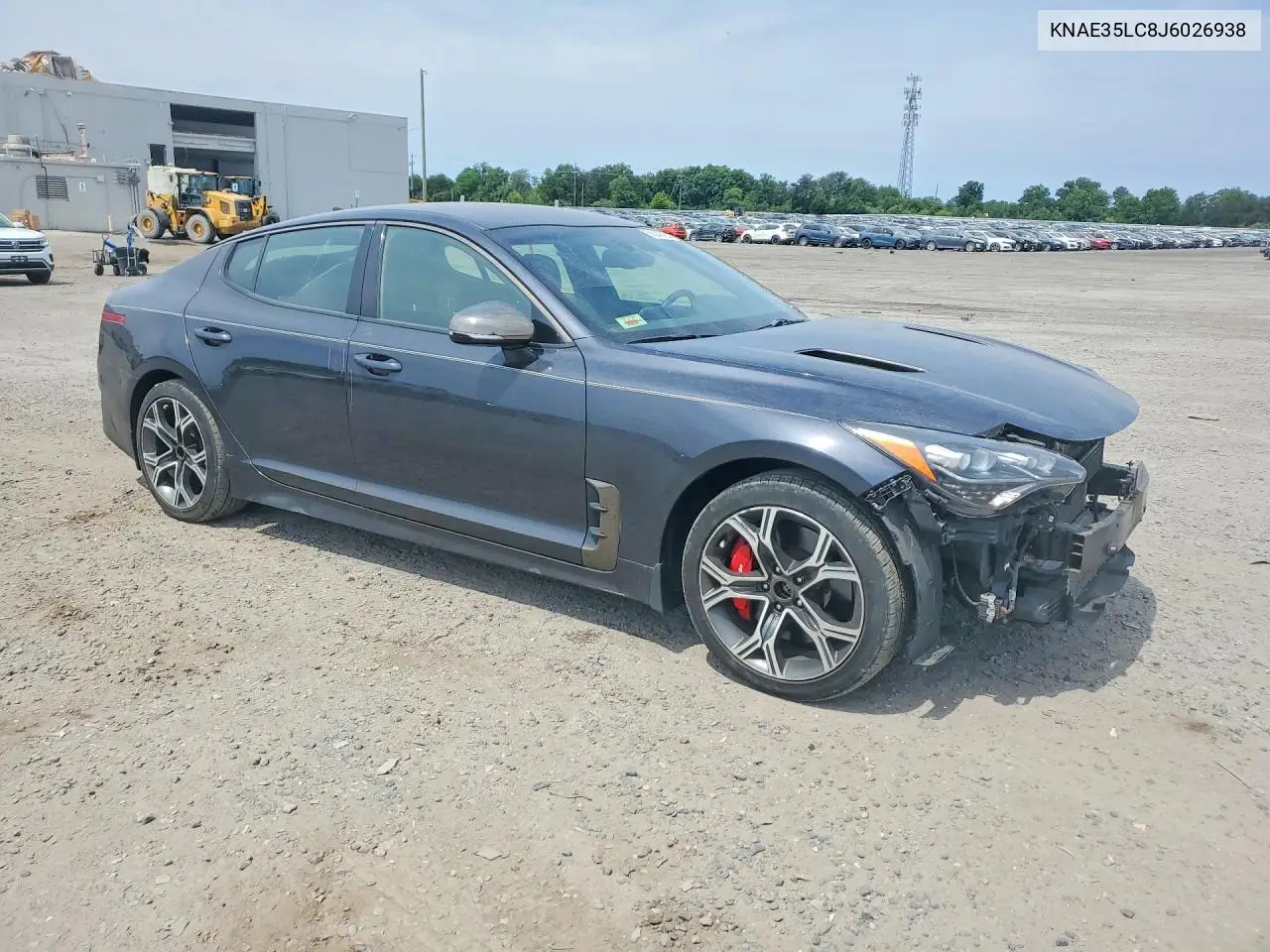2018 Kia Stinger Gt VIN: KNAE35LC8J6026938 Lot: 56347256