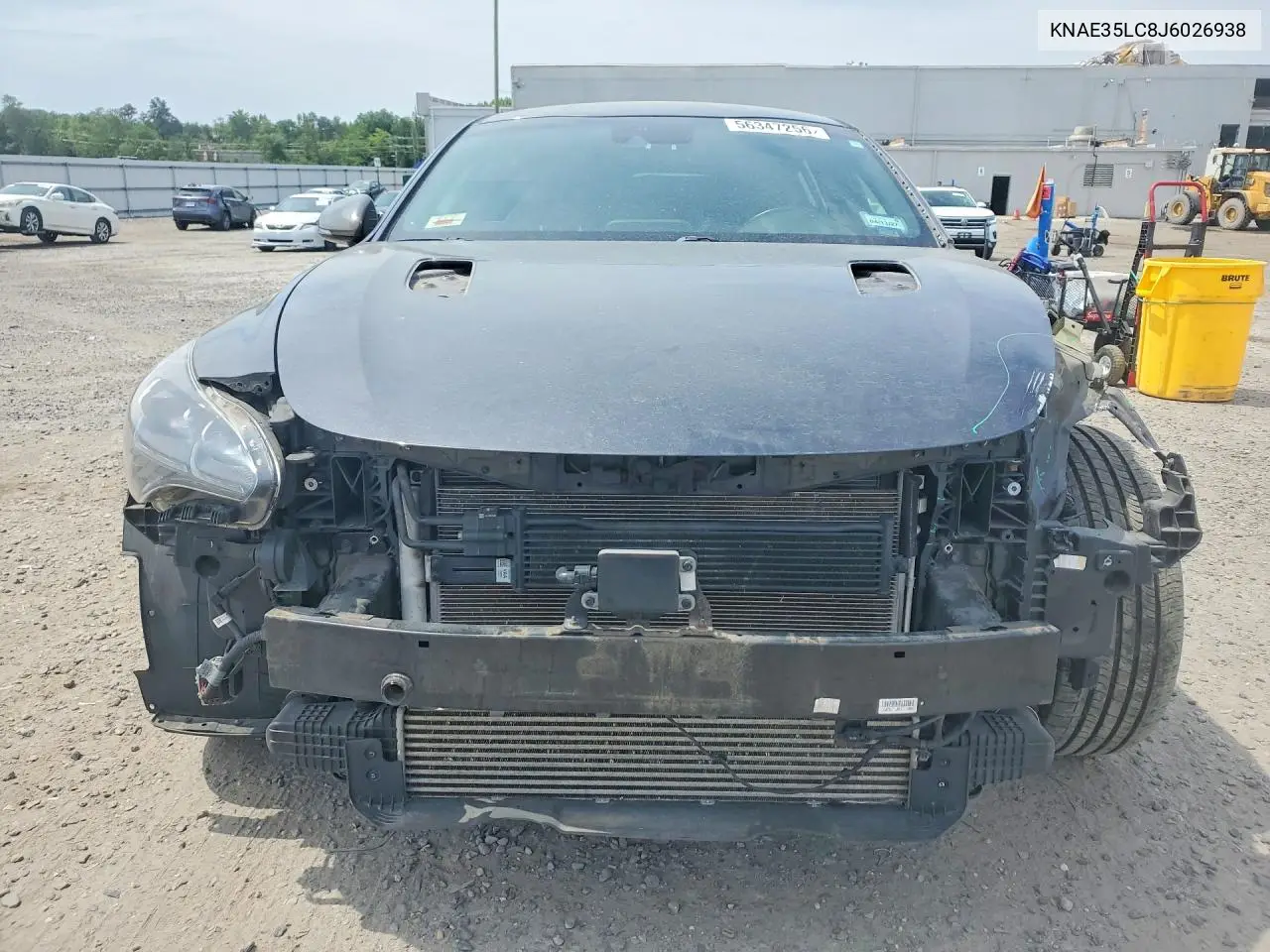 2018 Kia Stinger Gt VIN: KNAE35LC8J6026938 Lot: 56347256