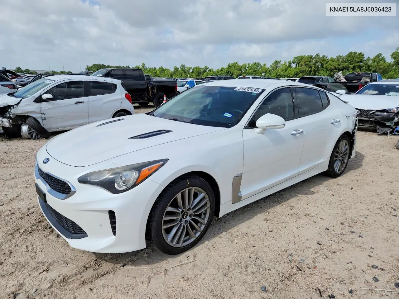2018 Kia Stinger Base VIN: KNAE15LA8J6036423 Lot: 56405986