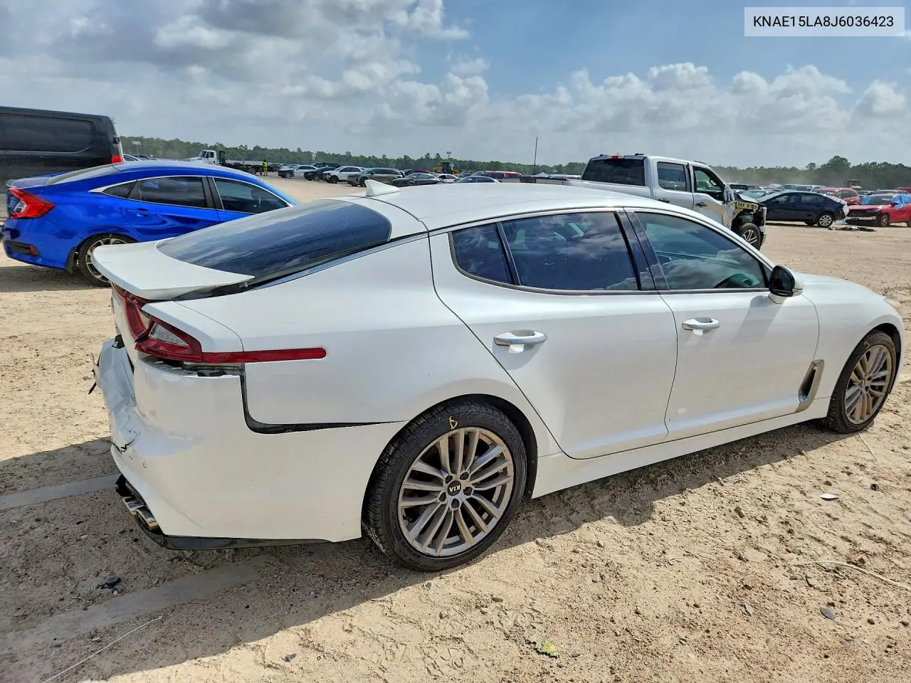 2018 Kia Stinger Base VIN: KNAE15LA8J6036423 Lot: 56405986