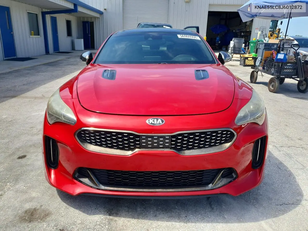 2018 Kia Stinger Gt2 VIN: KNAE55LC8J6012872 Lot: 56960066