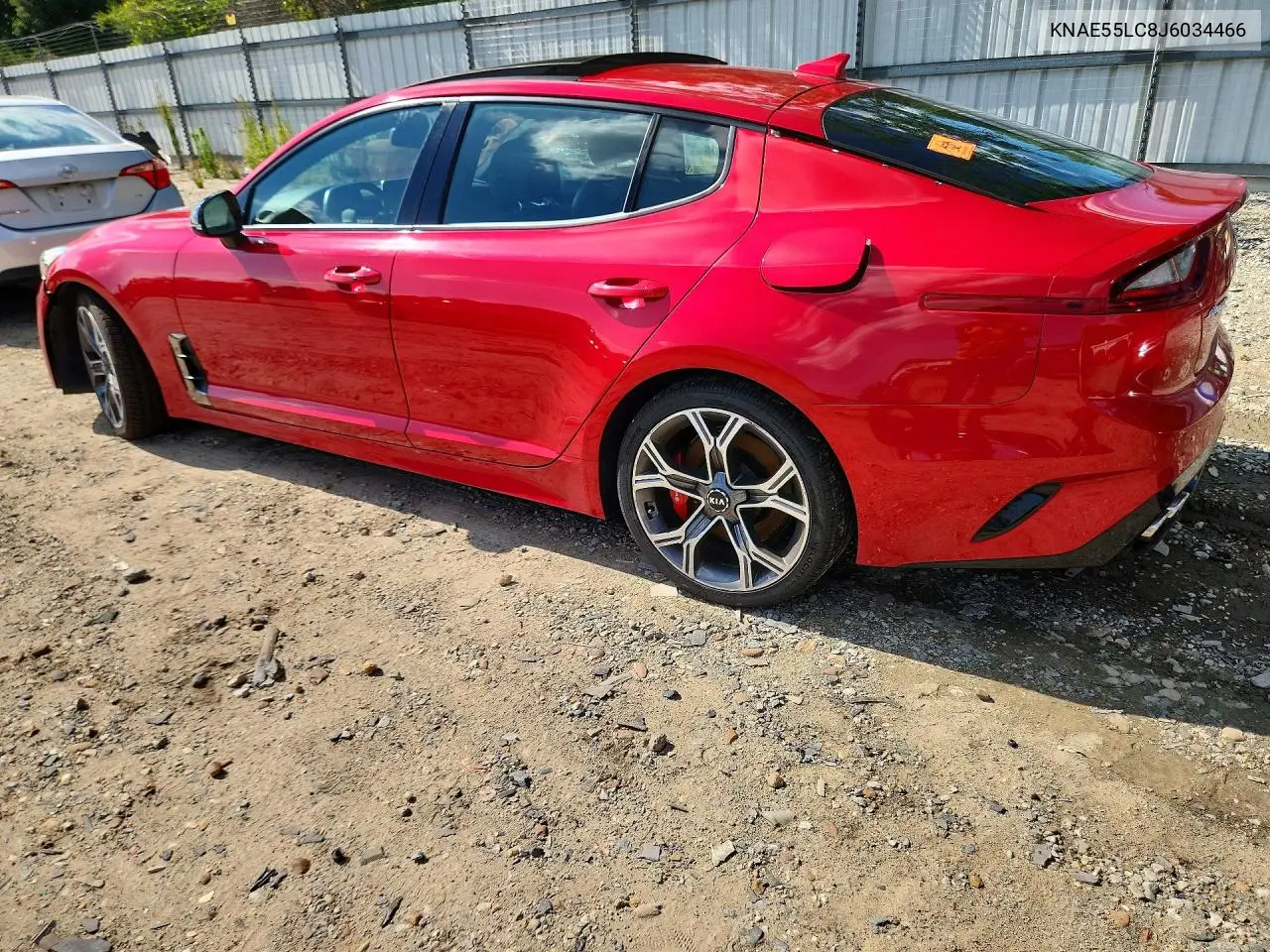 2018 Kia Stinger Gt2 VIN: KNAE55LC8J6034466 Lot: 57067686