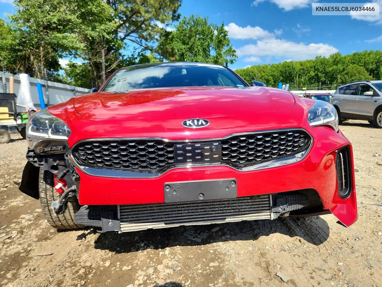 2018 Kia Stinger Gt2 VIN: KNAE55LC8J6034466 Lot: 57067686
