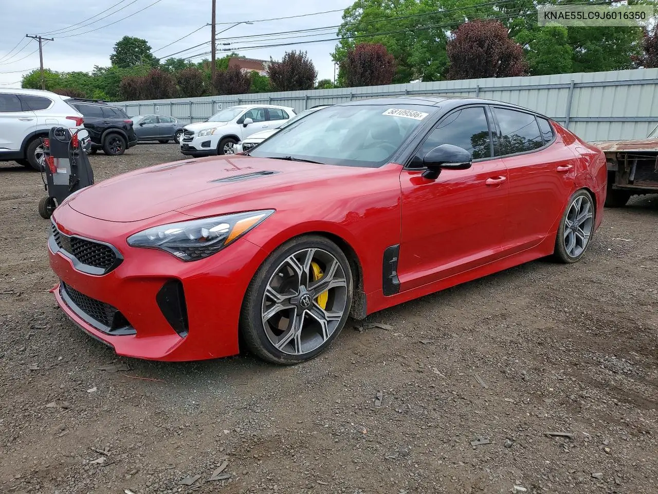 2018 Kia Stinger Gt2 VIN: KNAE55LC9J6016350 Lot: 58109586