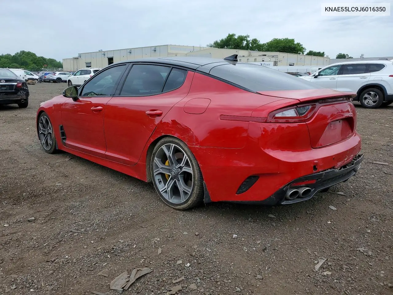 2018 Kia Stinger Gt2 VIN: KNAE55LC9J6016350 Lot: 58109586