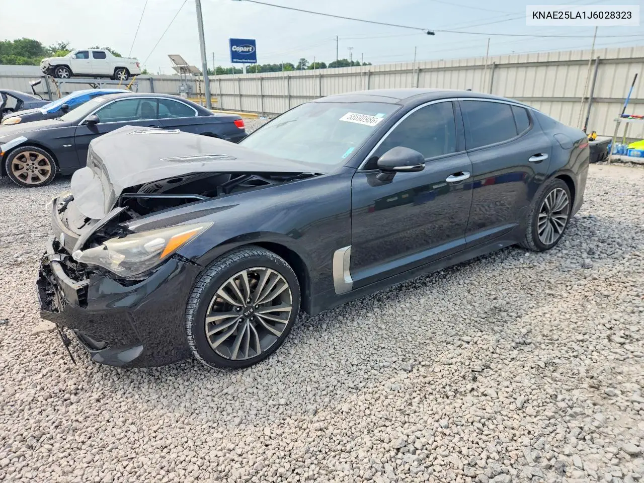 2018 Kia Stinger Premium VIN: KNAE25LA1J6028323 Lot: 58690986