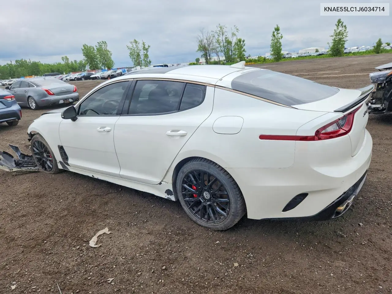 2018 Kia Stinger Gt2 VIN: KNAE55LC1J6034714 Lot: 58823166