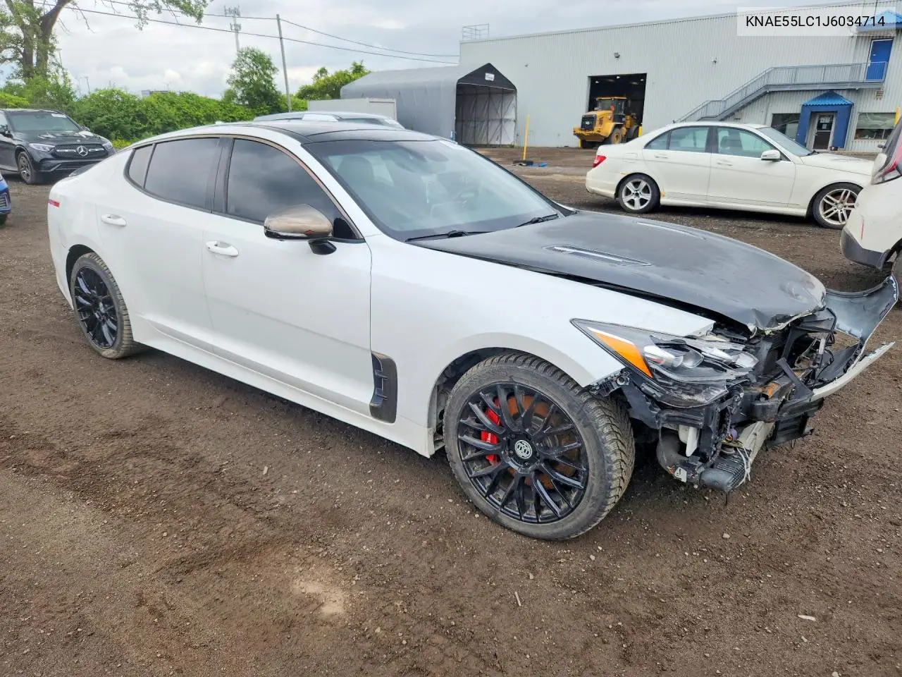 2018 Kia Stinger Gt2 VIN: KNAE55LC1J6034714 Lot: 58823166