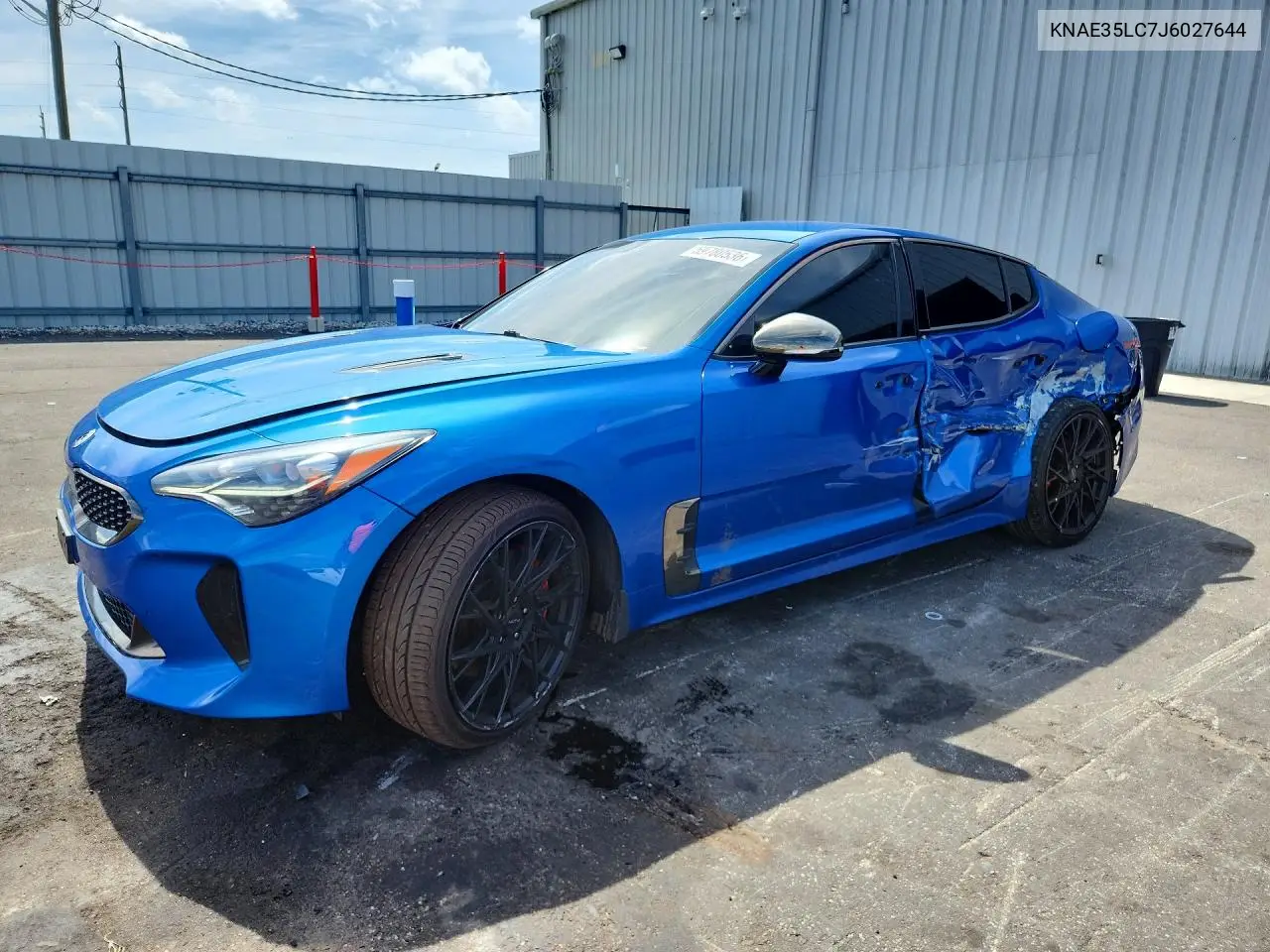 2018 Kia Stinger Gt VIN: KNAE35LC7J6027644 Lot: 59780536
